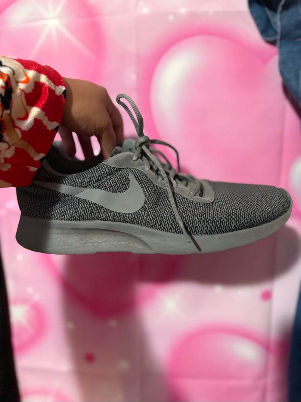 Nike Women's Light Grey Mesh Runner
